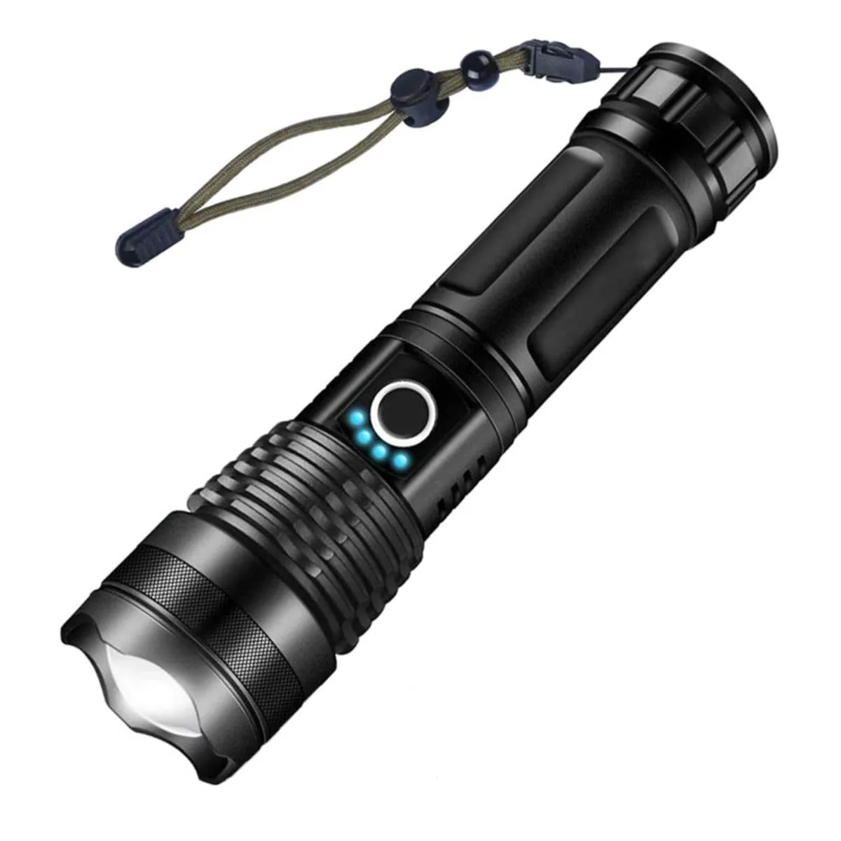 Rechargeable LED Zoom Torch Light