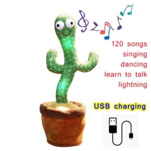 Rechargeable Dancing and Talking Cactus