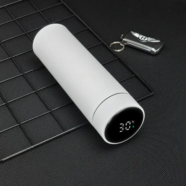 Stainless Steel 500ml Thermal Travel Mug Cup With LED Screen