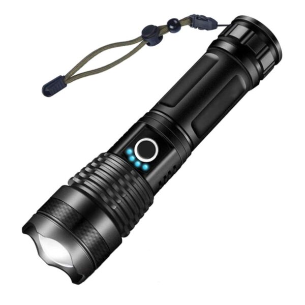 Rechargeable LED Zoom Torch Light